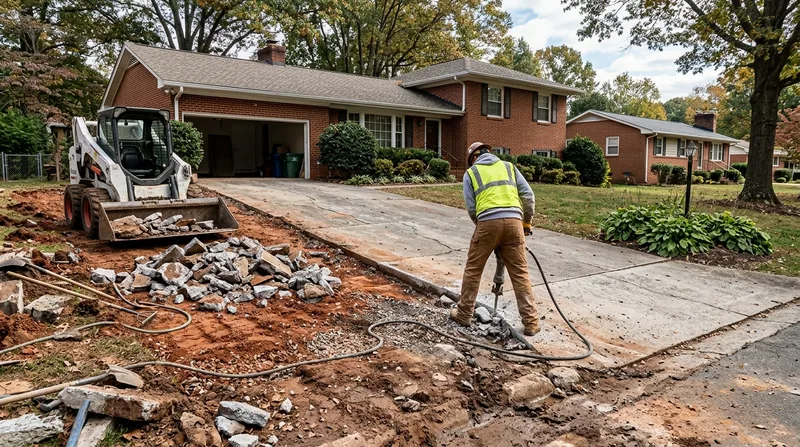 Concrete Removal & Replacement Greensboro